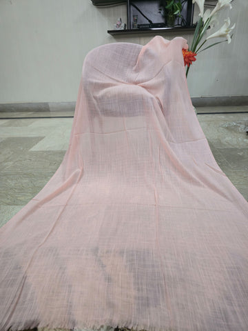 Qalb Slub Lawn Kashmiri Plain Scarf