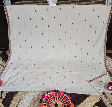 Zarina Embroidered Jawad Arabic Swiss Shawl