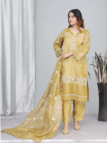 Rang Razay Embroidered 3pc