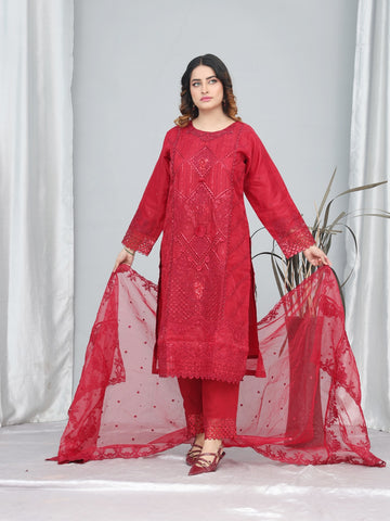 Mahpara Embroiderd 3pc