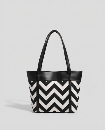 Signature Chevron Tote