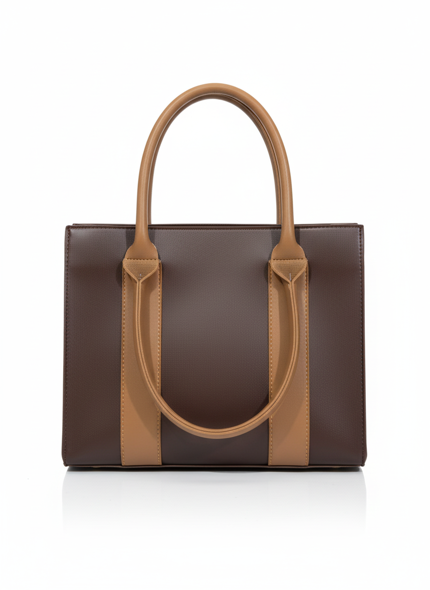 The Bi-Color Structured Tote