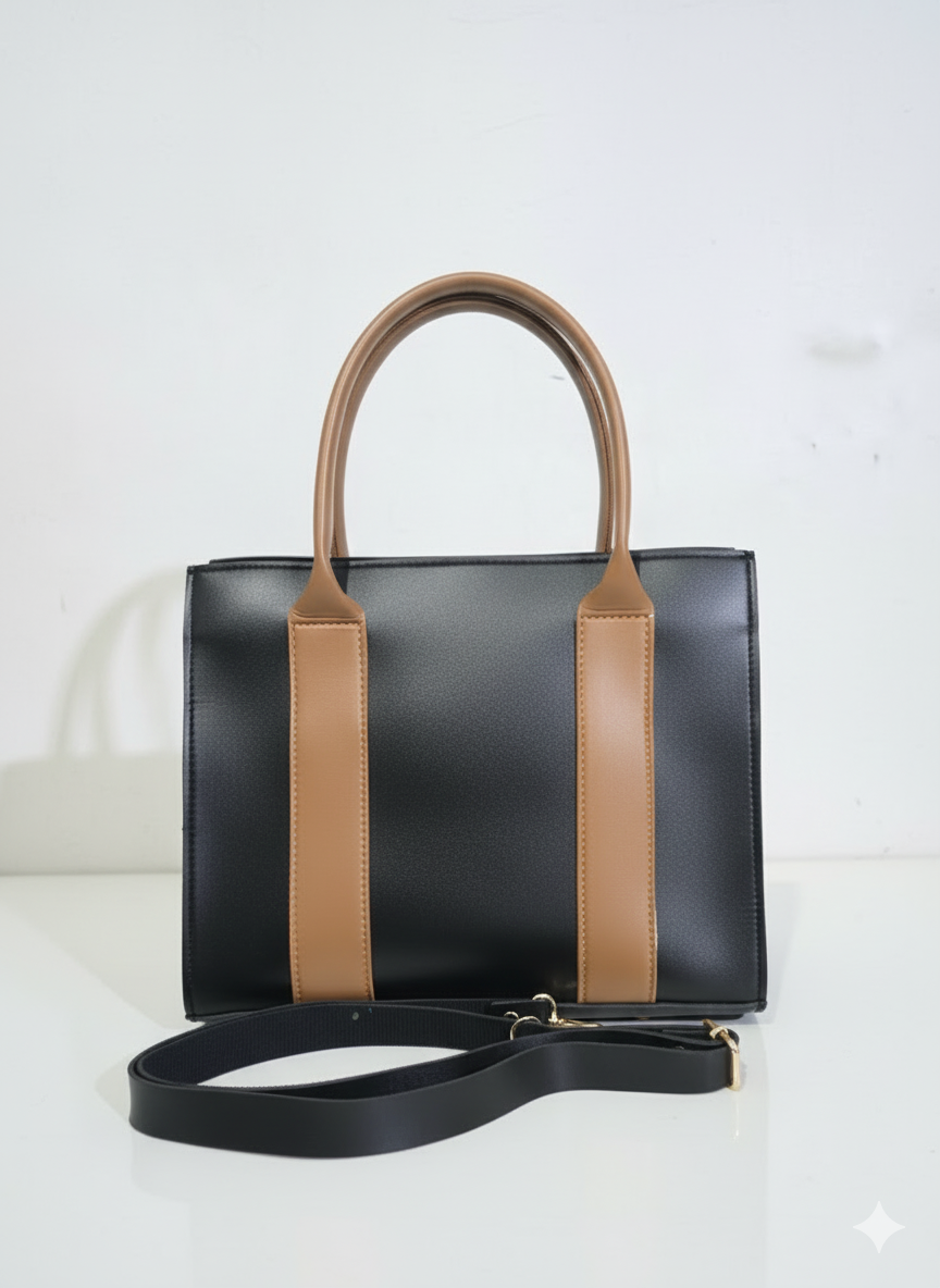 The Monochrome Contrast Tote