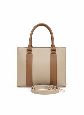 The Latte Bi-Color Structured Satchel