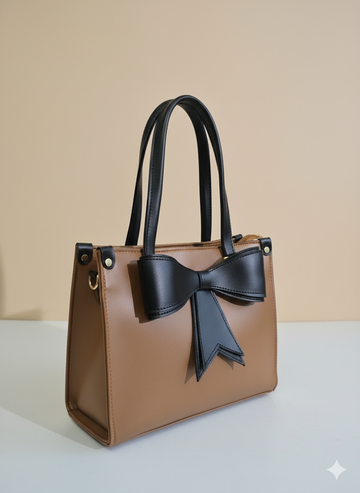 The Essential Two-Tone Structured Tote