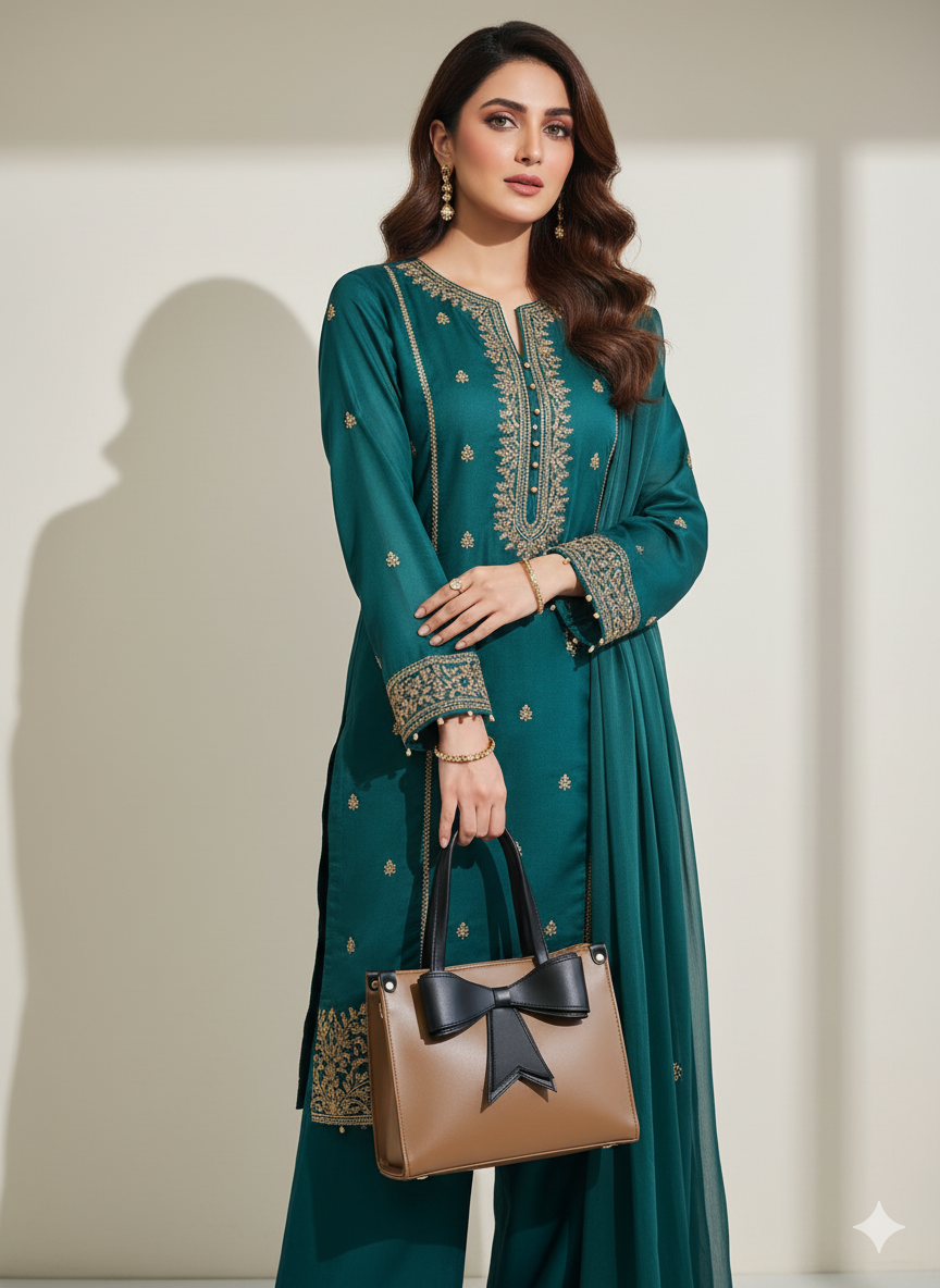 The Essential Two-Tone Structured Tote