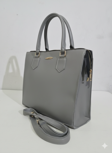 The Urban Gray Polished Tote