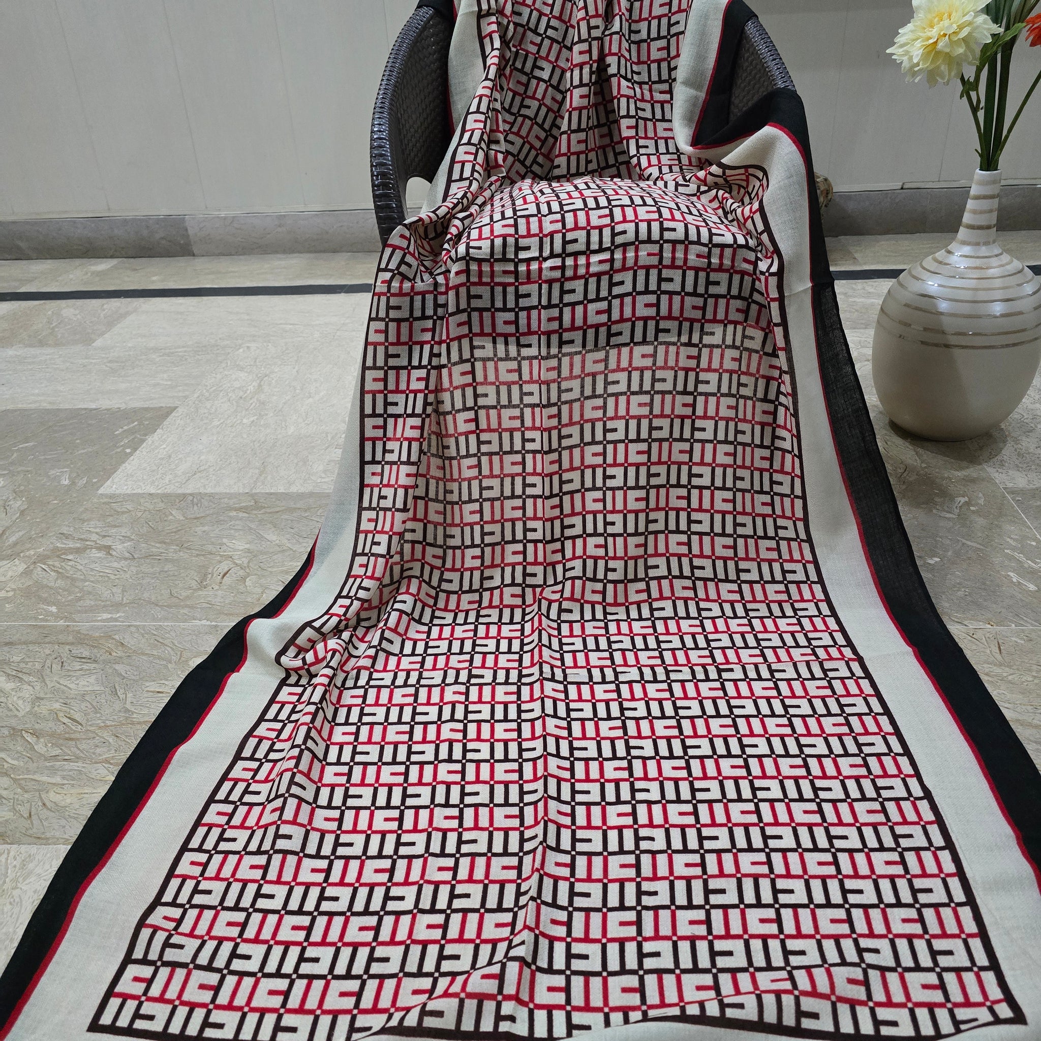 Gulaab Koko Print Scarf