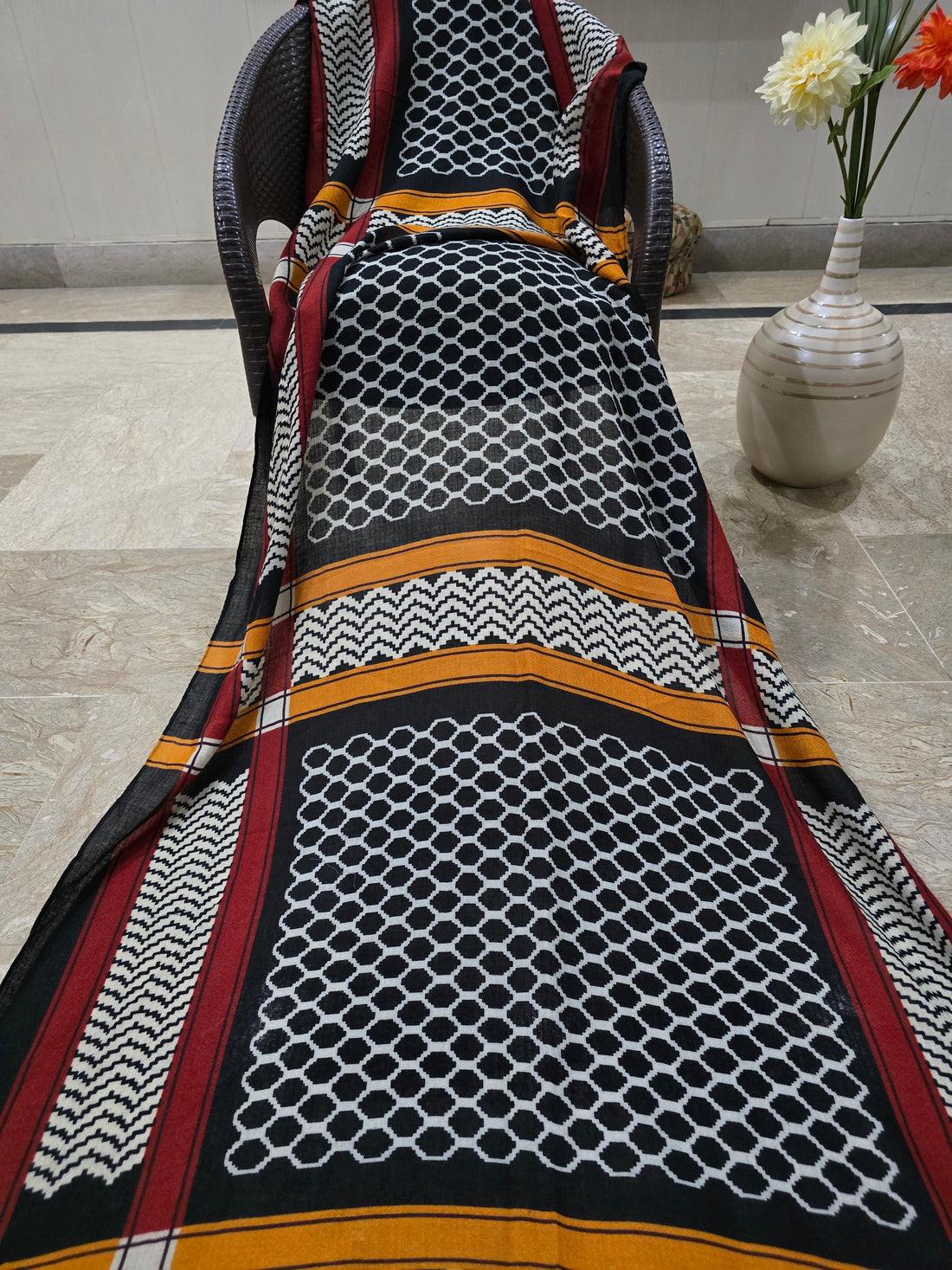 Amaya Koko Print Scarf