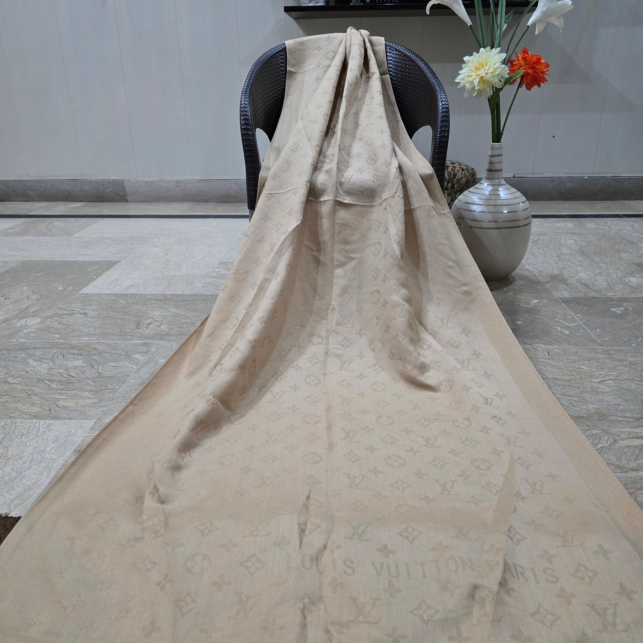 Naqsh Pashmina LV Brand Scarf