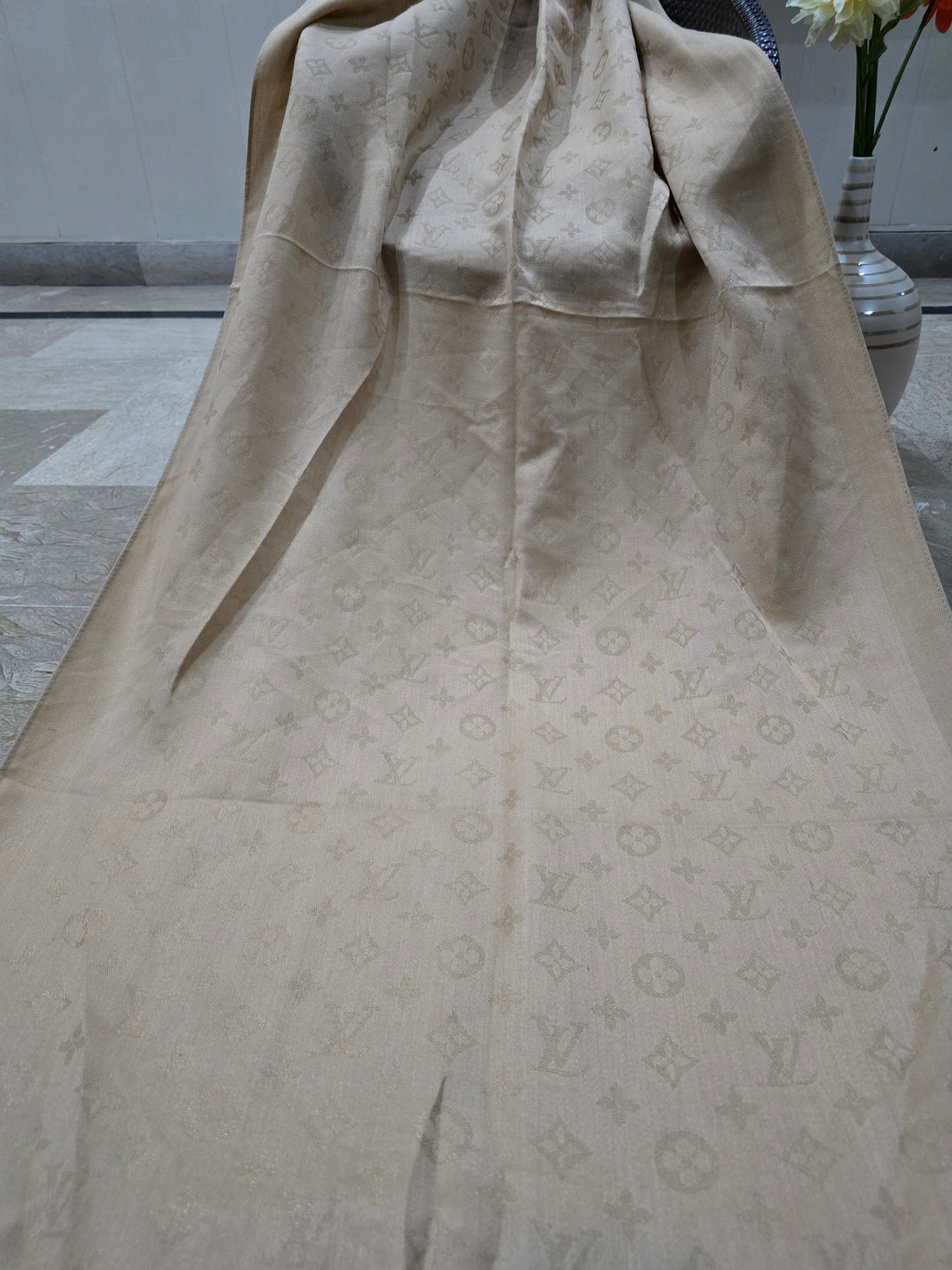 Naqsh Pashmina LV Brand Scarf