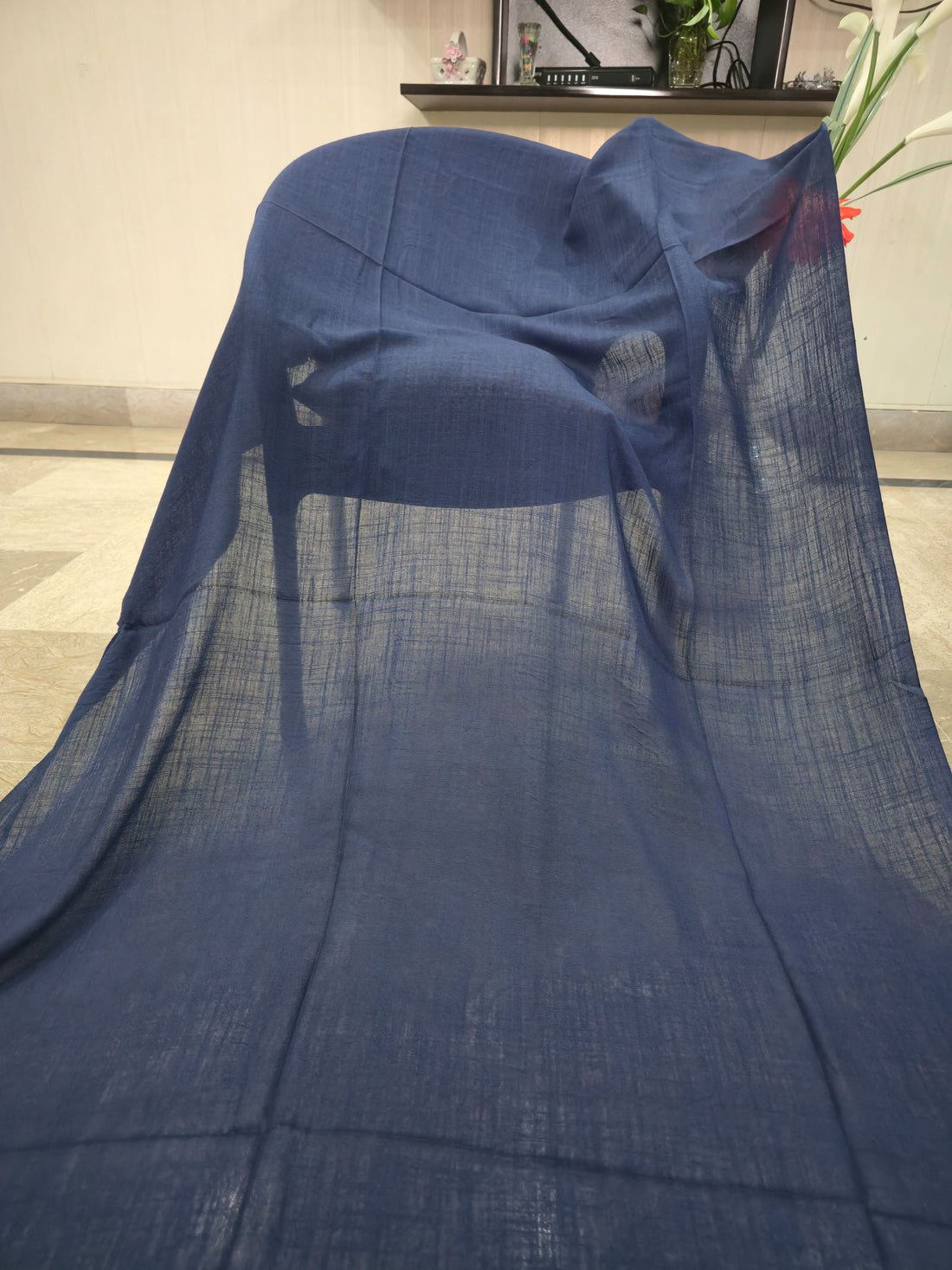 Mumkin Slub Lawn Kashmiri Plain Scarf