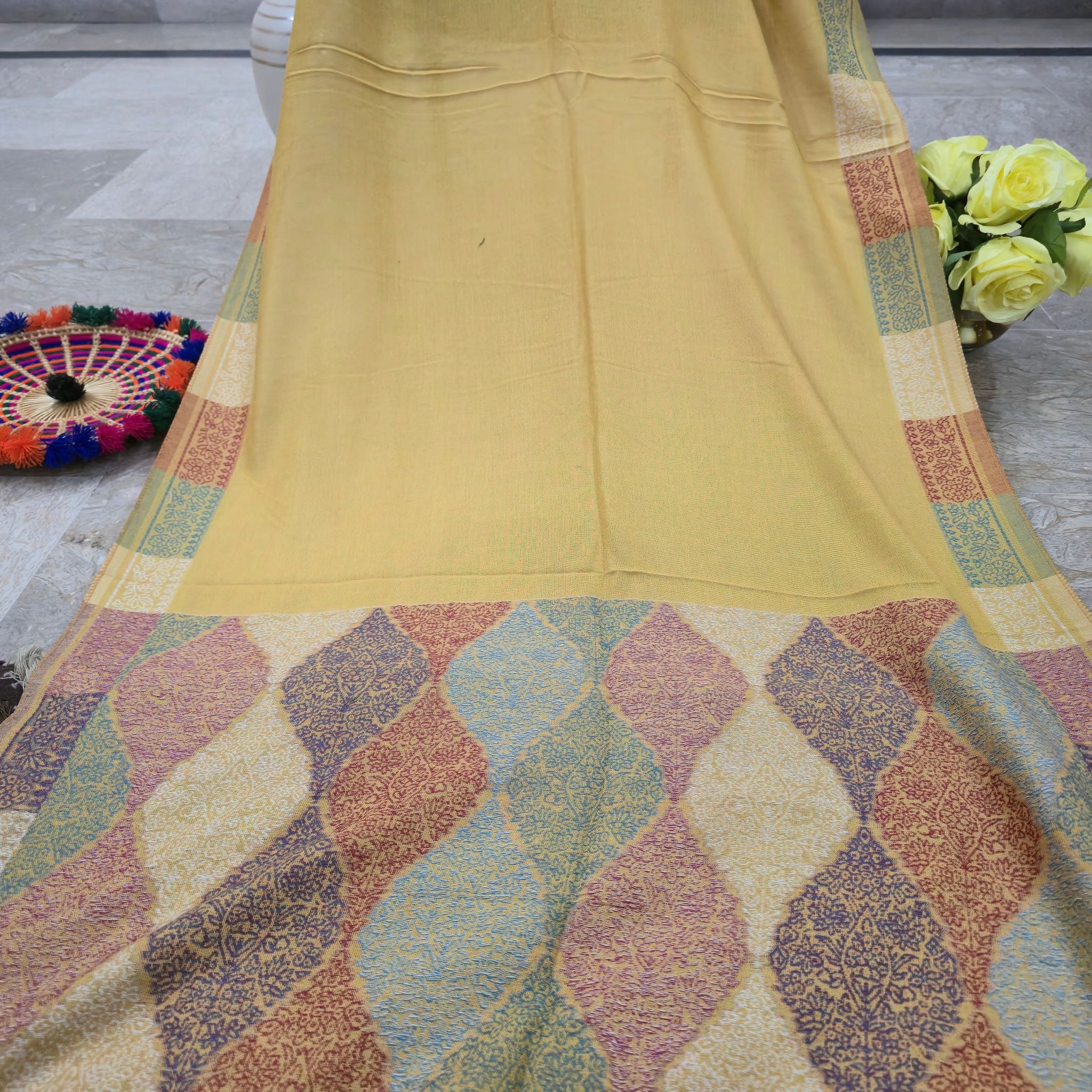 Qudrat Pashmina Kahani Scarf