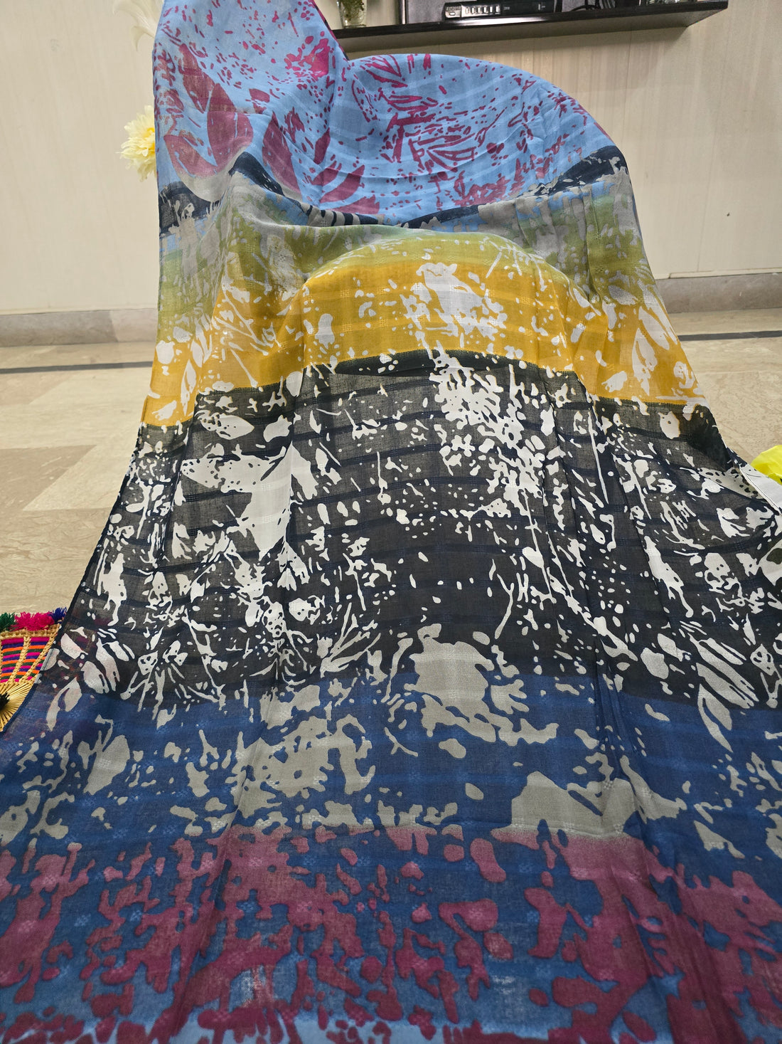 Rania Tarkashi Arabic Lawn Scarf