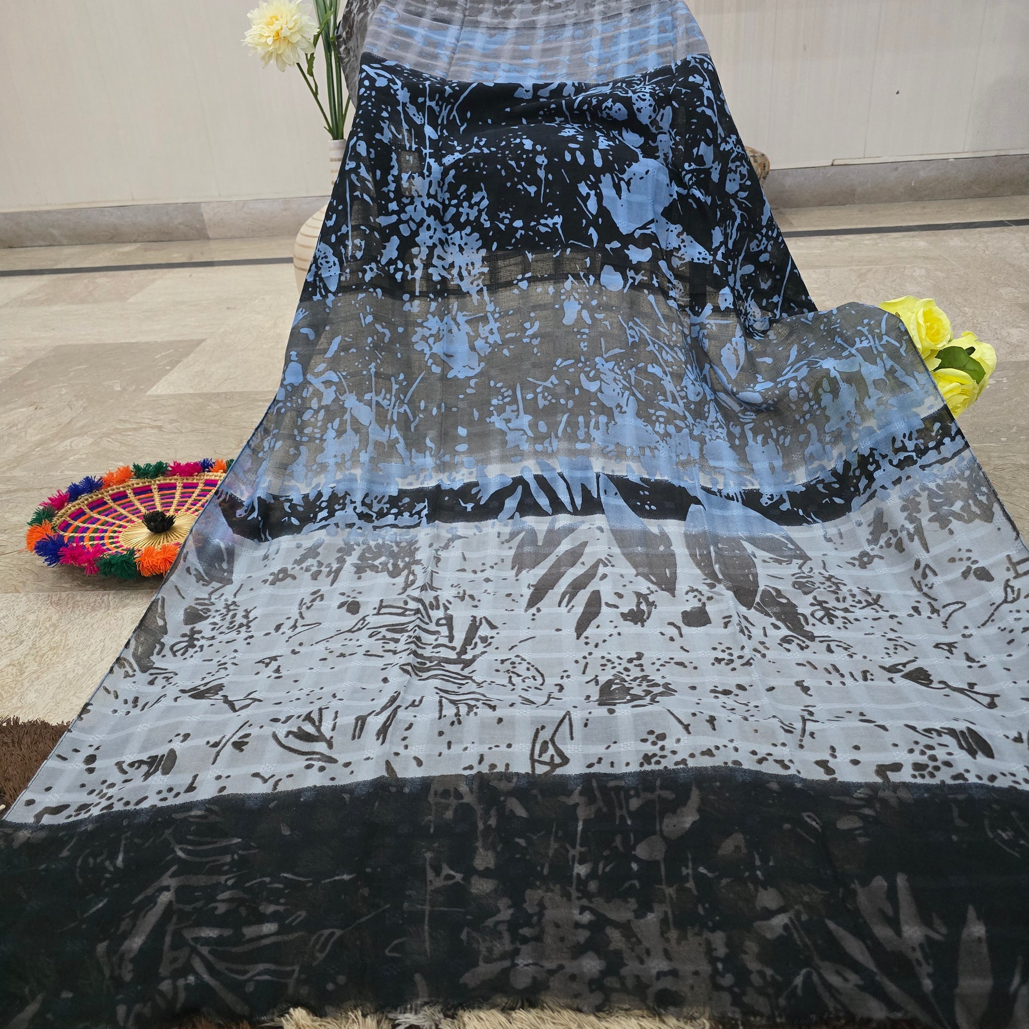 Kismat Tarkashi Arabic Lawn Scarf