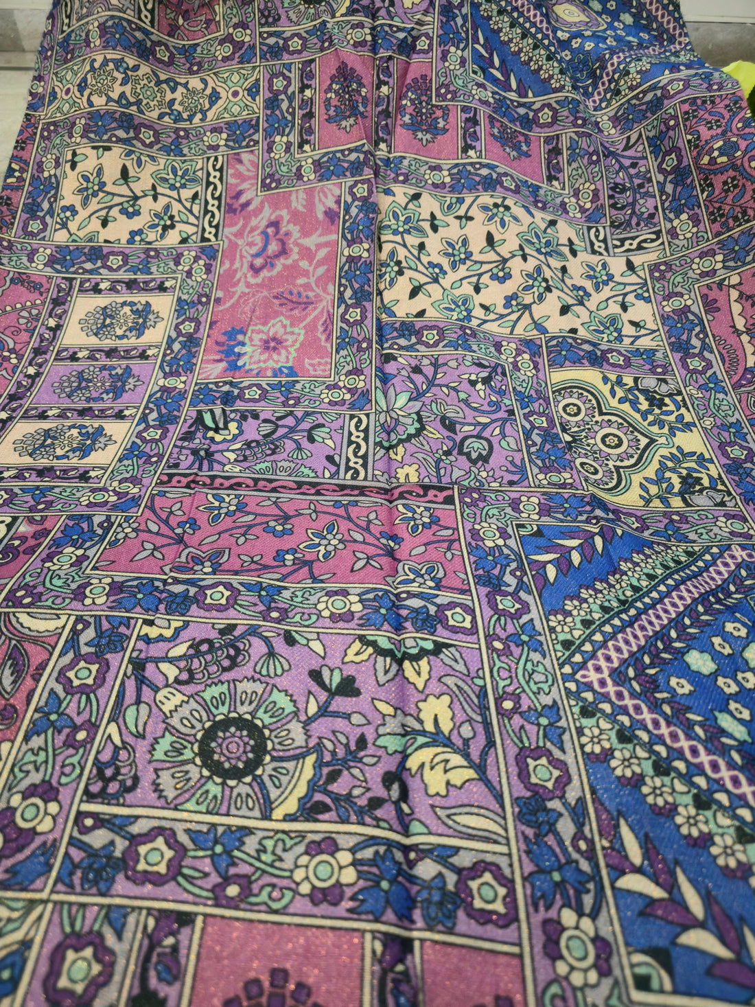 Chaman Wool Digital Print Multicolour Scarf