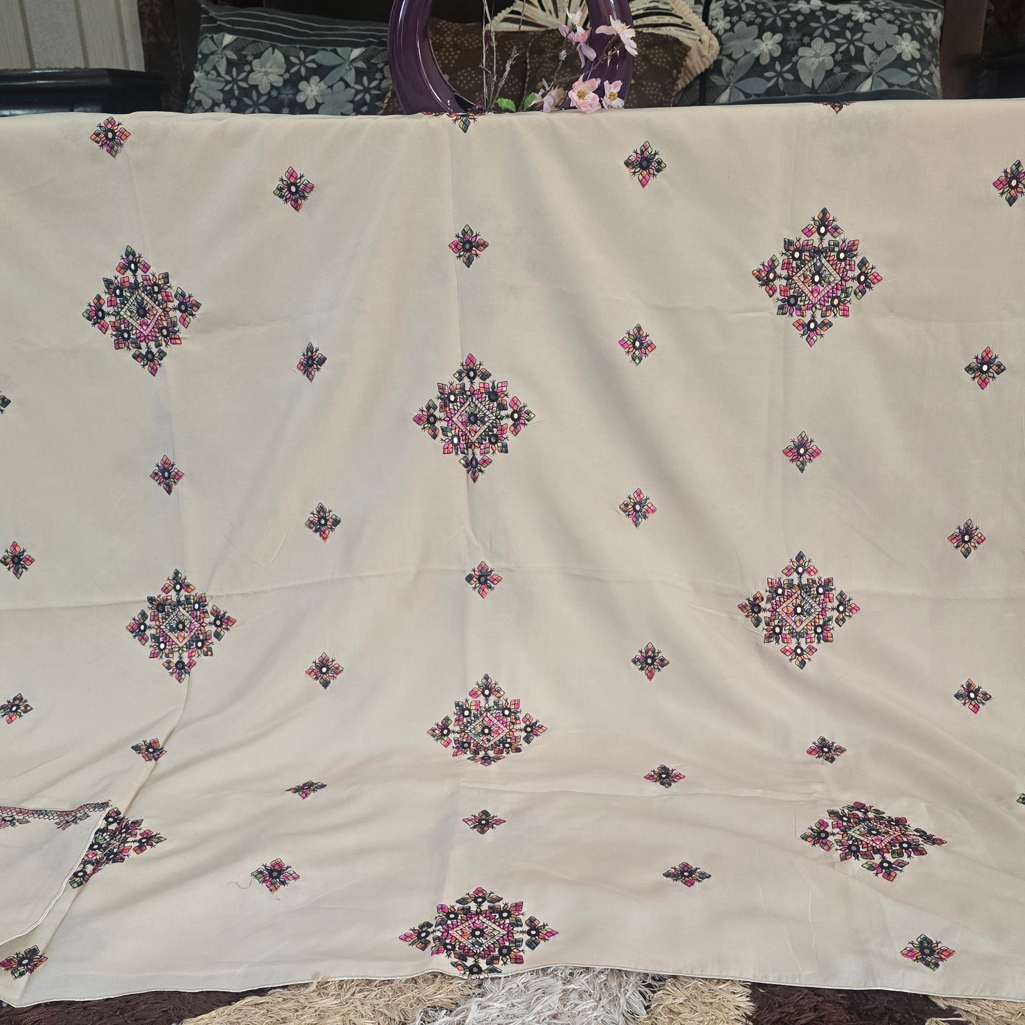 Rukhsar Jawad Arabic Swiss Shawl