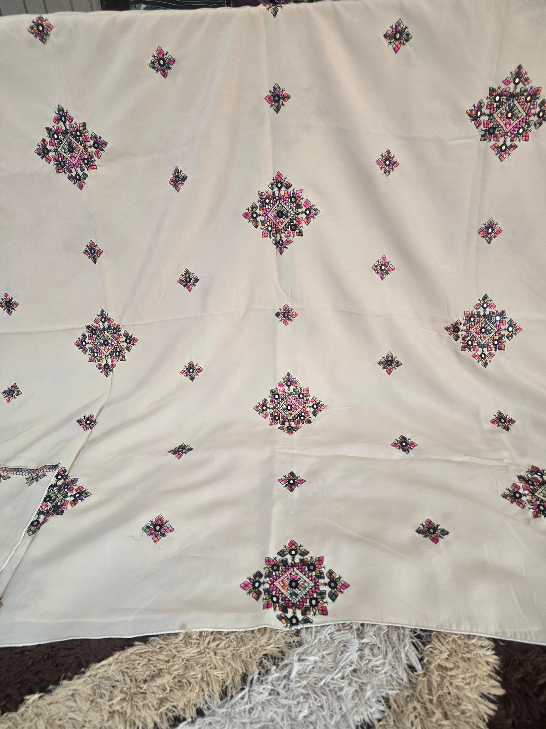 Rukhsar Jawad Arabic Swiss Shawl