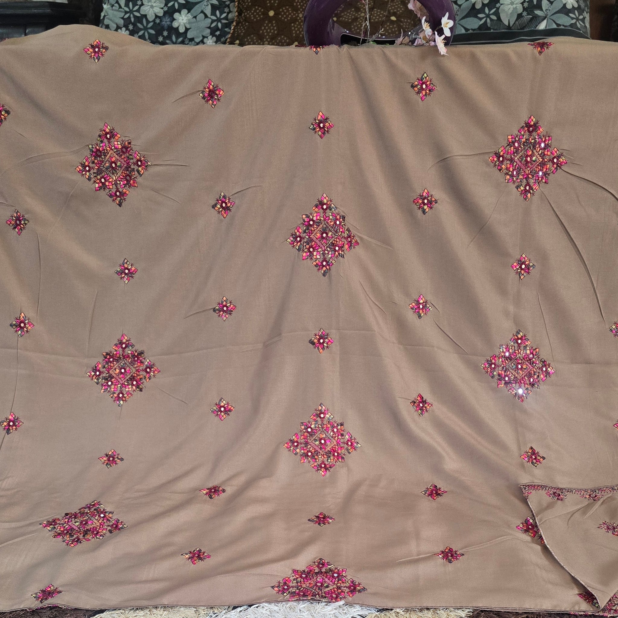 Aangan Jawad Arabic Swiss Shawl