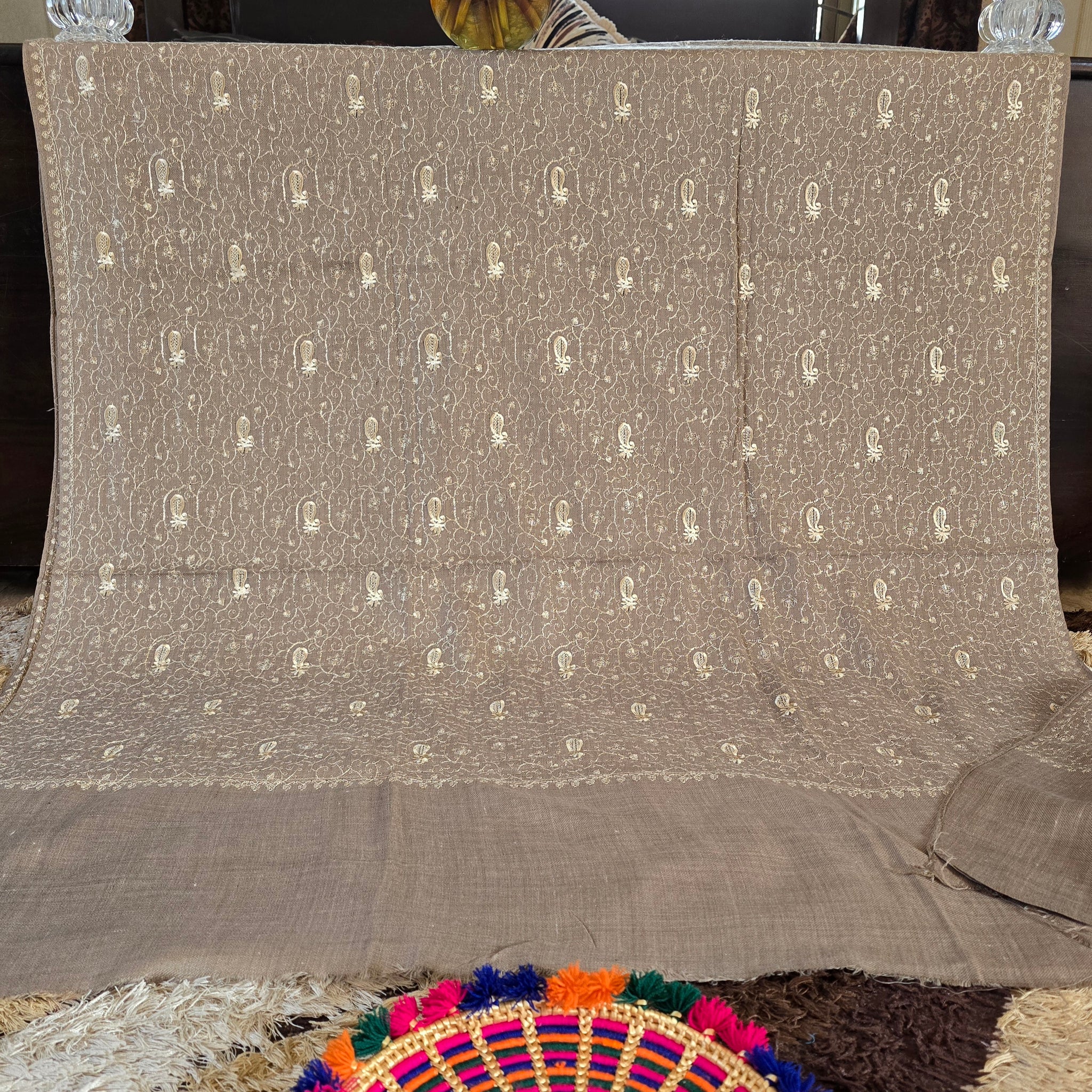 Nakhsh Embroidered Jawad 72 Gram Shawl