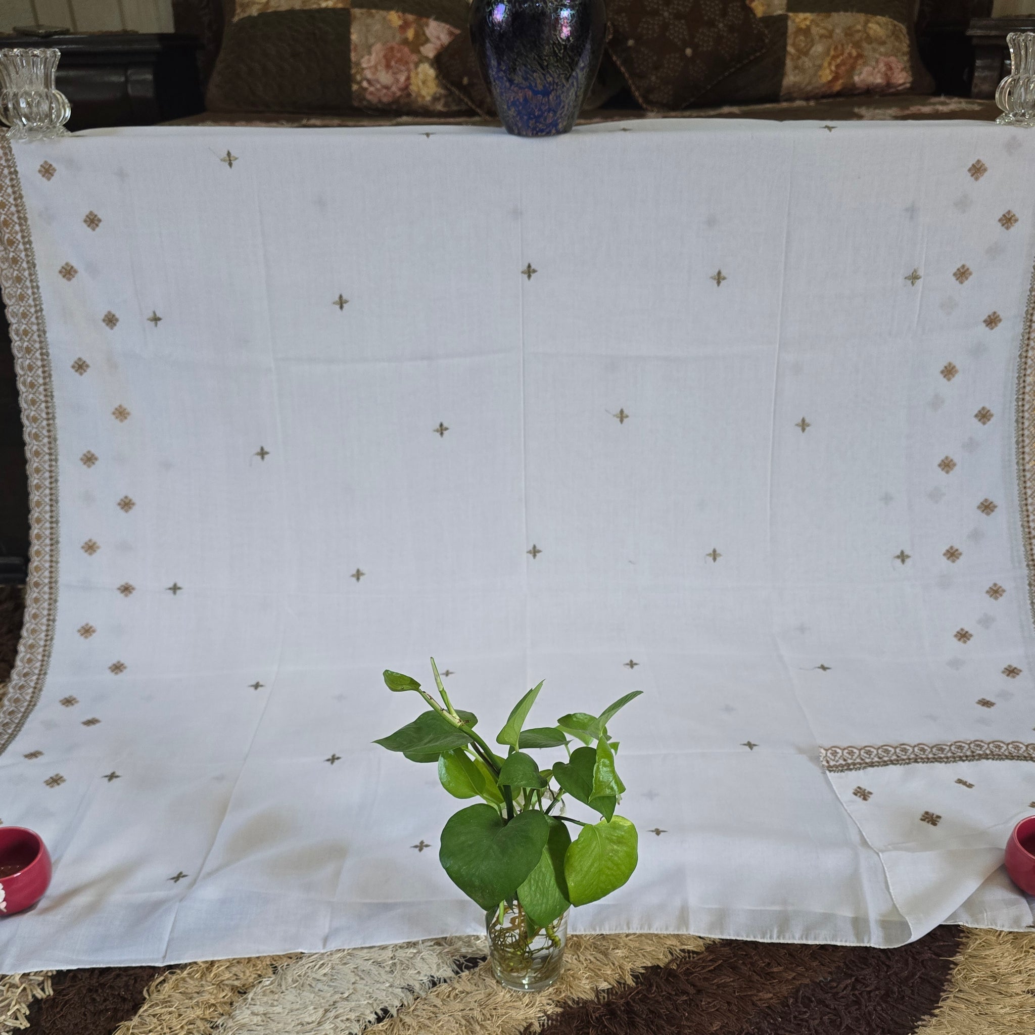 Daastaan Embroidered Jawad Arabic Swiss Shawl