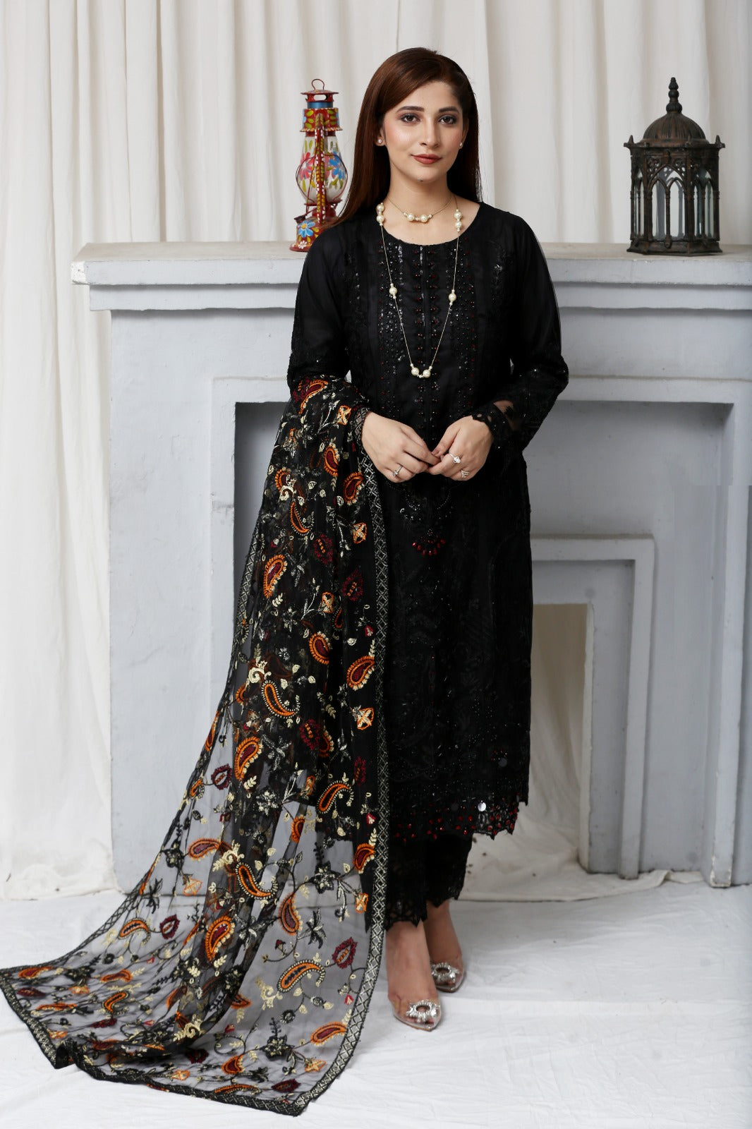 Meeral Embroidered 3pc