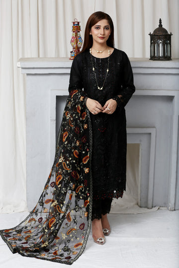 Meeral Embroidered 3pc