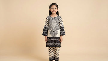 Aks-e-Siya- 2 Piece Stitched Suite