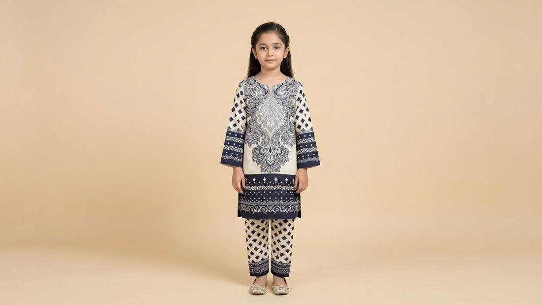 Aks-e-Siya- 2 Piece Stitched Suite